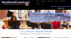 Desktop Screenshot of musicrentalcentral.com